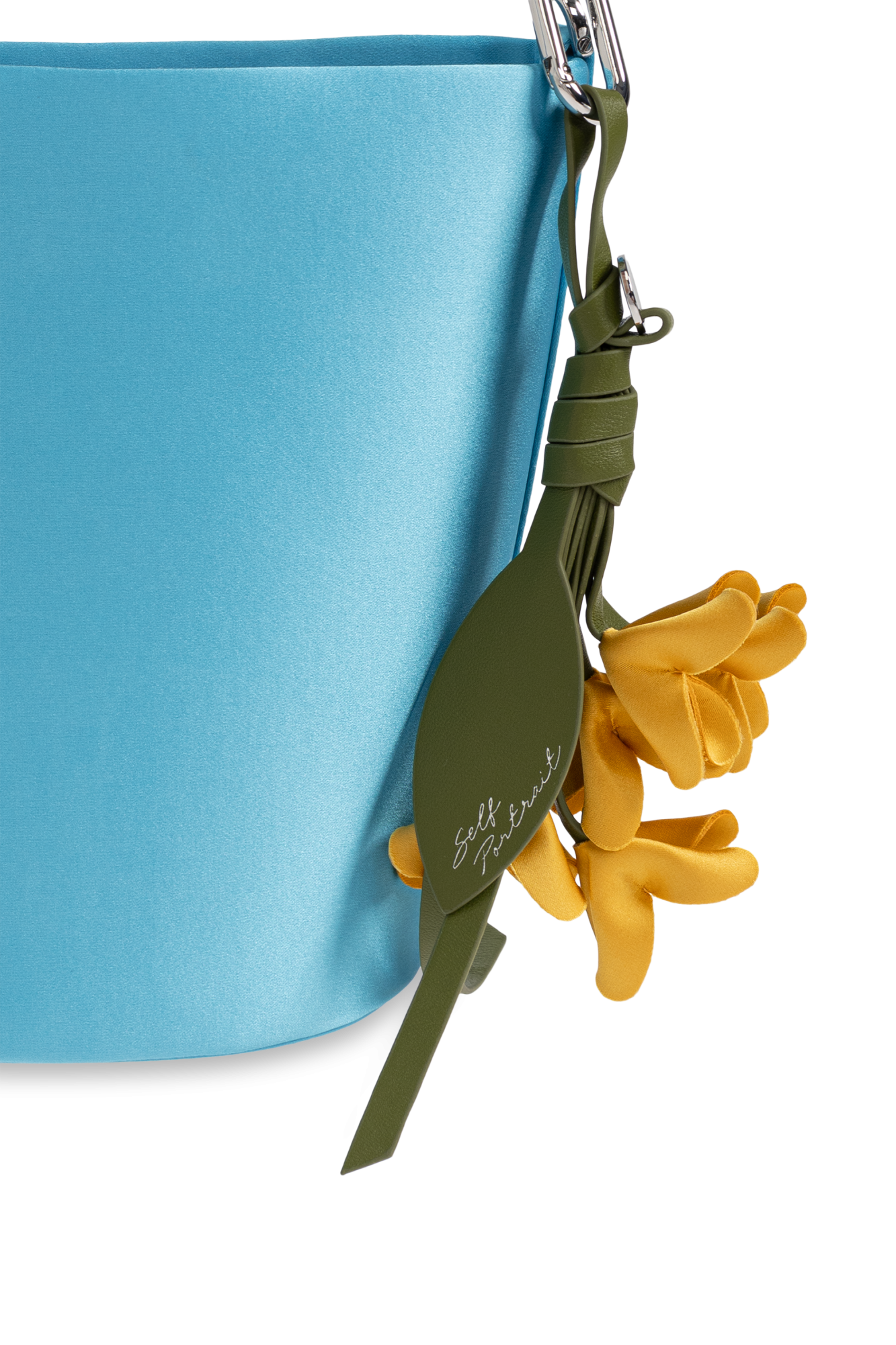 Self-Portrait Satin bag with keychain | Women's | Vitkac